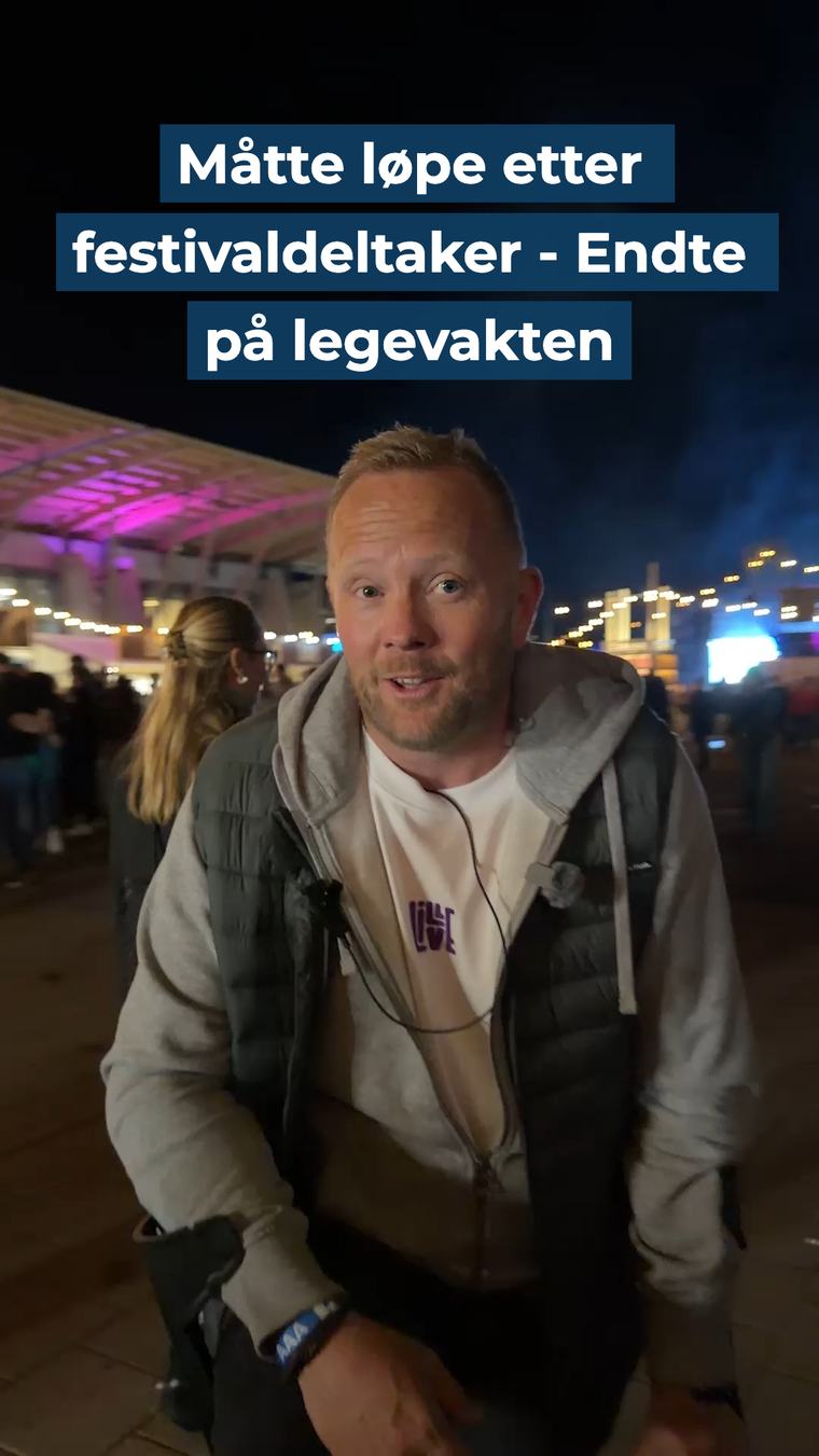 Artikkelen er for abonnenter Nyhetsvarsel Måtte løpe etter gjest – endte på legevakten Video 00:41
