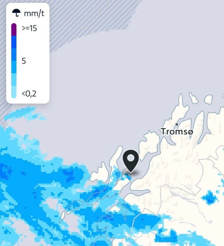 Lavtrykk på vei nordover