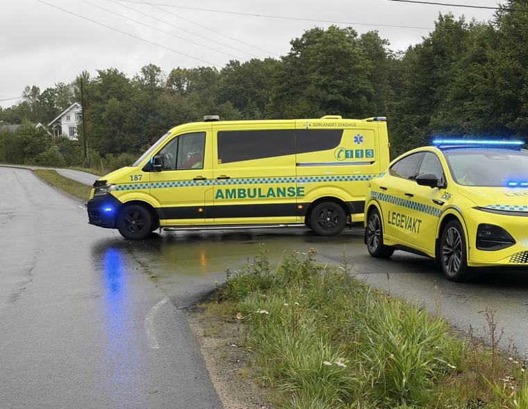 Mistet lappen etter kollisjon – syklist til sykehus