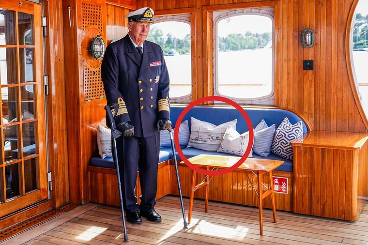 Slik havnet Fosen-putene om bord på Kongeskipet