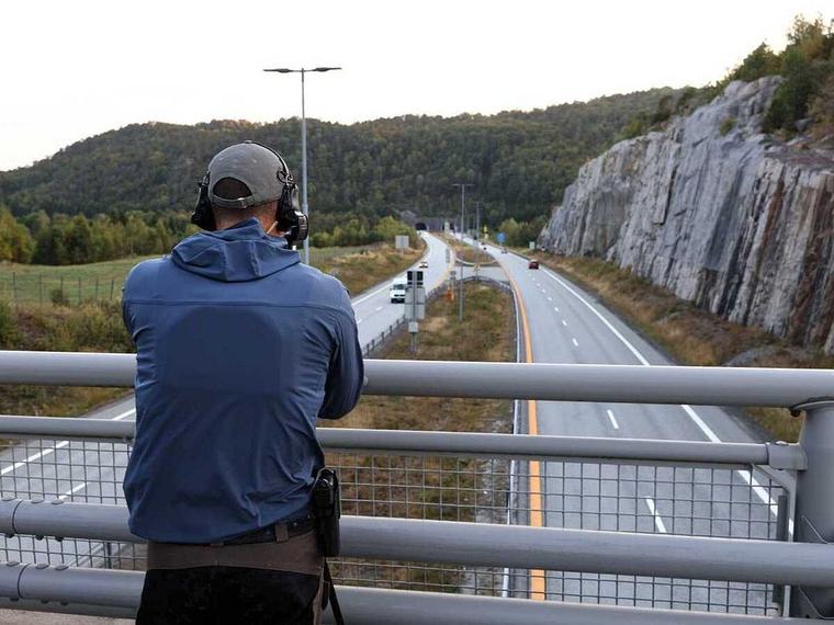 Her ble føreren tatt i 160 km/t