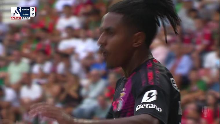Leandro Barreiro setter 2-0 mot Maritimo Madeira