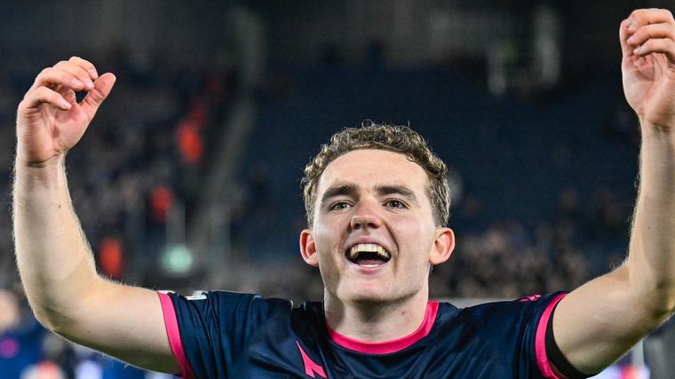 Edvin Austbø med sin første scoring i West Ham-seier