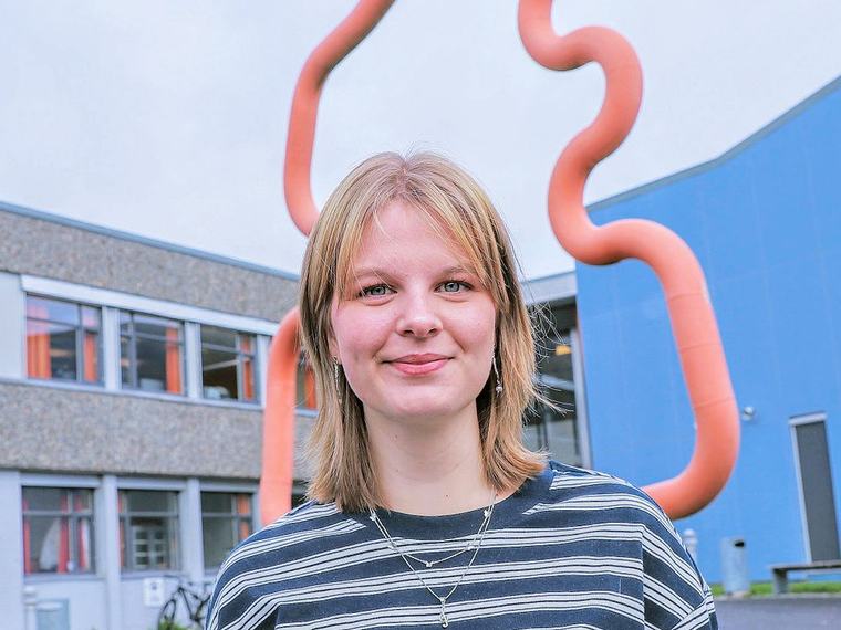 Astrid Eline (18) er ny leiar